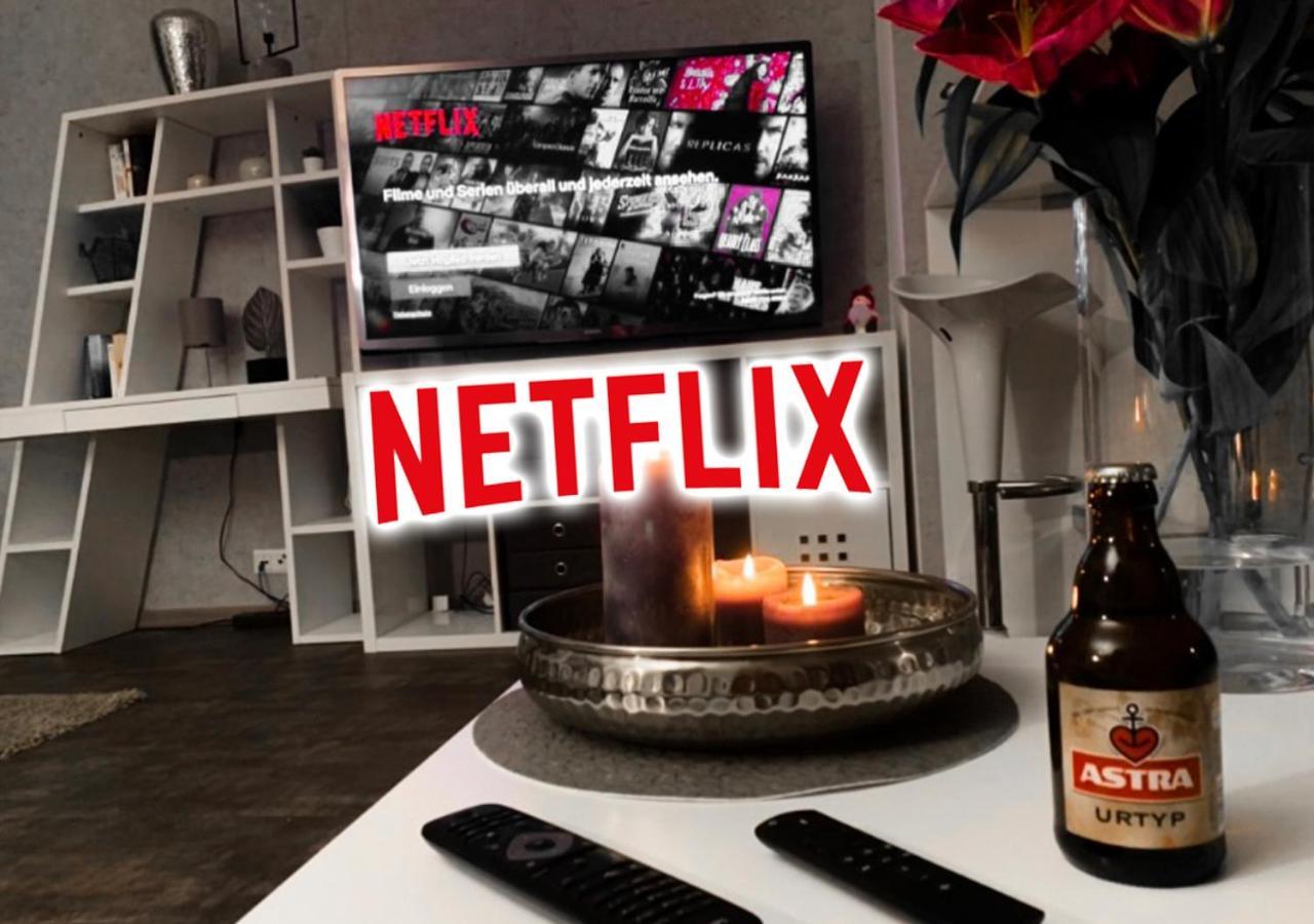 W1 - Kontaktloser 24H Check In, W-Lan, Netflix, Parkplatz, Kueche, Boxspring-Bett Bückeburg Eksteriør billede